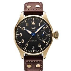 IWC 빅파일럿 46.2mm IW501005 Bronze Leather Strap Arabic Numerals Black Dial[ZF]