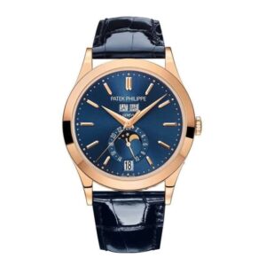 파텍필립 애뉴얼 캘린더 38mm 5396R-014 Rose Gold Leather Strap Blue Dial[PPF]