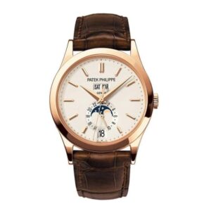 파텍필립 애뉴얼 캘린더 38mm 5396R-011 Rose Gold Leather Strap Silver Dial[PPF]
