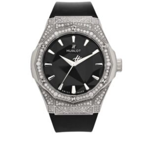 위블로 클래식퓨전 Orlinski 40mm 550.NS.1800.RX.1604.ORL19 Diamond&Steel Black Rubber Strap Black Dial[HB]