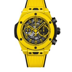 위블로 빅뱅 Unico 45mm 441.CY.471Y.RX Yellow Ceramics Yellow Rubber Strap Yellow Skeletonized[BBF]