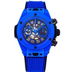 위블로 빅뱅 Unico 45mm 411.ES.5119.RX Blue Ceramics Blue Rubber Strap Blue Skeletonized[BBF]