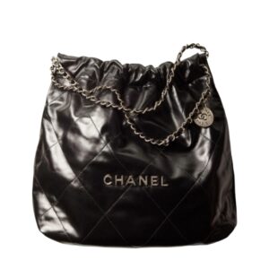 [탑티어/해외배송]샤넬 *정품가죽* 22백 미디엄 핸드백(블랙/은장/카프스킨)