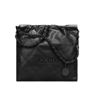 [탑티어/해외배송]샤넬 *정품가죽* 22백 스몰 핸드백(블랙/흑장/카프스킨)