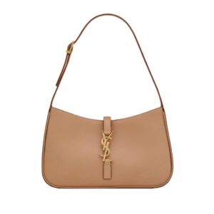 [프리미엄/해외배송]생로랑 LE 5 A 7 호보 백(브라운 골드)