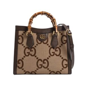 [프리미엄/해외배송]구찌 다이애나 뱀부 스몰 토트백(GG점보/브라운)