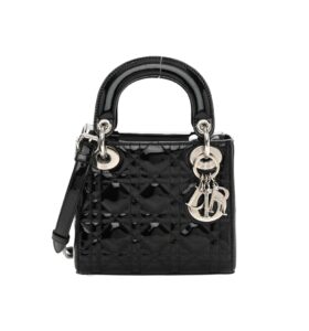 [탑티어/해외배송]디올 레이디 디올 미니 백(블랙 은장/까나쥬/페이턴트)