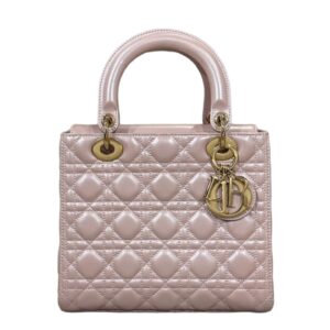 [탑티어/해외배송]디올 레이디 디올 미디엄 백(페일 핑크 펄/까나쥬/램스킨)