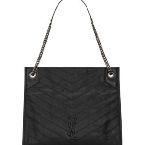 [프리미엄/해외배송]생로랑 빈티지 니키 쇼핑백(블랙)