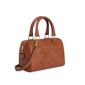 [프리미엄/해외배송]셀린느 퀴르 트리옹프 보스턴 백 스몰(탠)