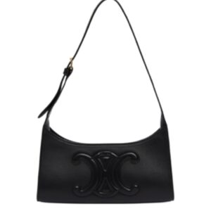 [프리미엄/해외배송]셀린느 퀴르 트리오페 호보 숄더백(블랙)