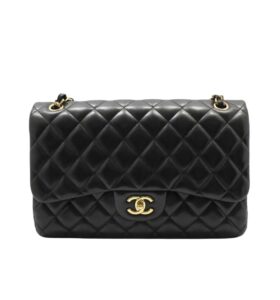 [탑티어/해외배송]샤넬 *정품가죽* 클래식 플랩백 라지(블랙/금장/램스킨)