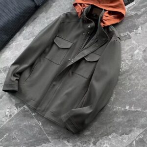 [국내배송]로로피아나-Loro Piana (가을 겨울용) 남성 멀티 포켓 양모 재킷-1367