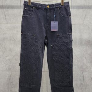 [국내배송]루이비통 모노그램 블랙워싱 데님진