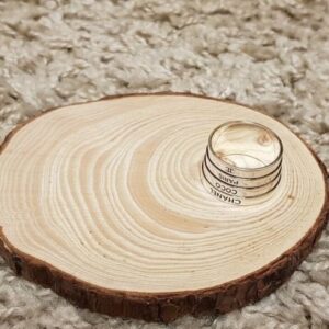 [국내배송]샤넬 925실버 그라데이션 반지