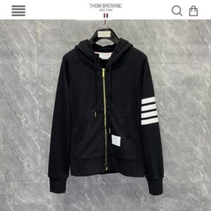 [국내배송]톰브라운 사선완장 시그니쳐 코튼 후드집업