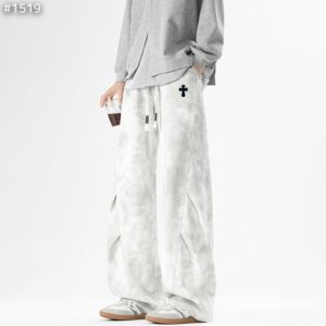 [국내배송]크롬하츠 더티 워싱 와이드 스웻 팬츠