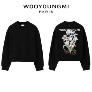 [국내배송]우영미 플라워 그래픽 맨투맨