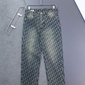 [국내배송]디올 오블리크 스트레이트 워싱 데님 청바지