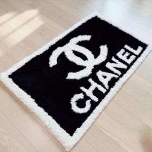 [국내배송]샤넬 홈 데코 거실 사각 미끄럼방지 논슬립 발매트 러그