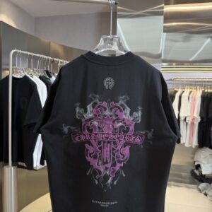 [국내배송]크롬하츠 쉐도우 방패자수로고 티셔츠