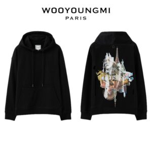 [국내배송]우영미 시티 그래픽 후드(블랙)