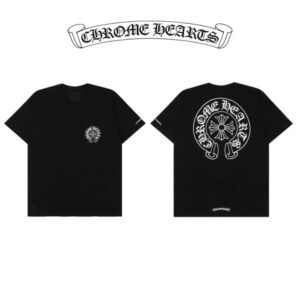 [국내배송]크롬하츠 홀스슈 로고 포켓 티셔츠(블랙)