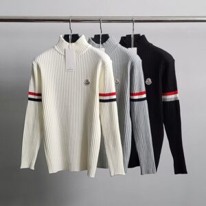 [국내배송]몽클레어 암밴드 골지 반목 니트