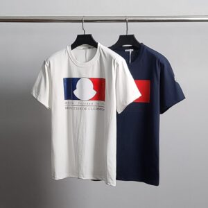 [국내배송]몽클레어 삼색프린팅 코튼 반팔티