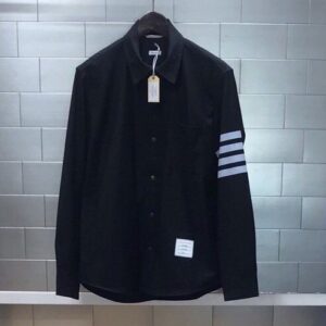 [국내배송]톰브라운 4BAR 울 스냅 프론트 셔츠자켓