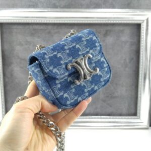 [국내배송]셀린느 트리오페 미니 체인 클로드 백 데님