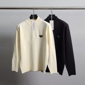 [국내배송]프라다 로고와펜 반목 니트