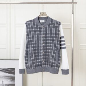 [국내배송]톰브라운 메탈버튼 체크배색 자켓