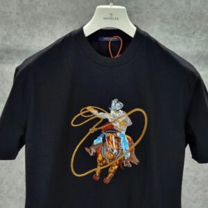 [국내배송]루이비통 자수 그래픽 코튼 티셔츠 반팔 티셔츠