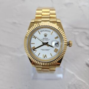 [국내배송]로렉스 데이데이트 화이트다이얼 옐로우골드