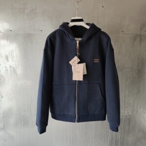 [국내배송]미우미우 저지 후디 자켓