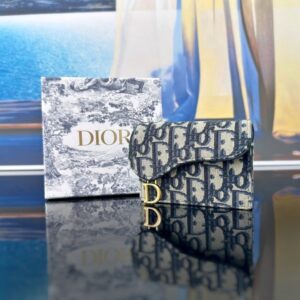 [국내배송]디올 오블리크 새들 미니 월릿