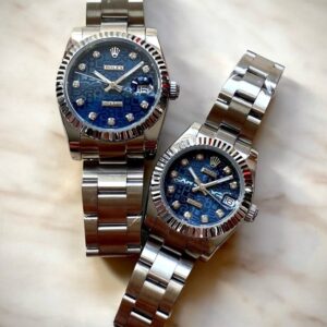 [국내배송]로렉스 데이저스트 텐포인트 로고블루다이얼 콤비 커플