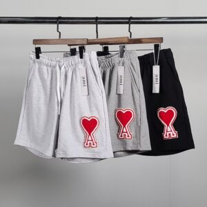 [국내배송]아미 빅하트패치 5부 팬츠