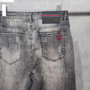 [국내배송]구찌 포켓G로고 그레이 청바지