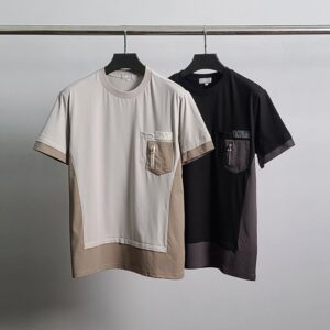 [국내배송]디올 로고자수 언발 반팔티