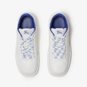 [국내배송]버버리 [ B*RBERRY ] 수입 레더 스톡 스니커즈